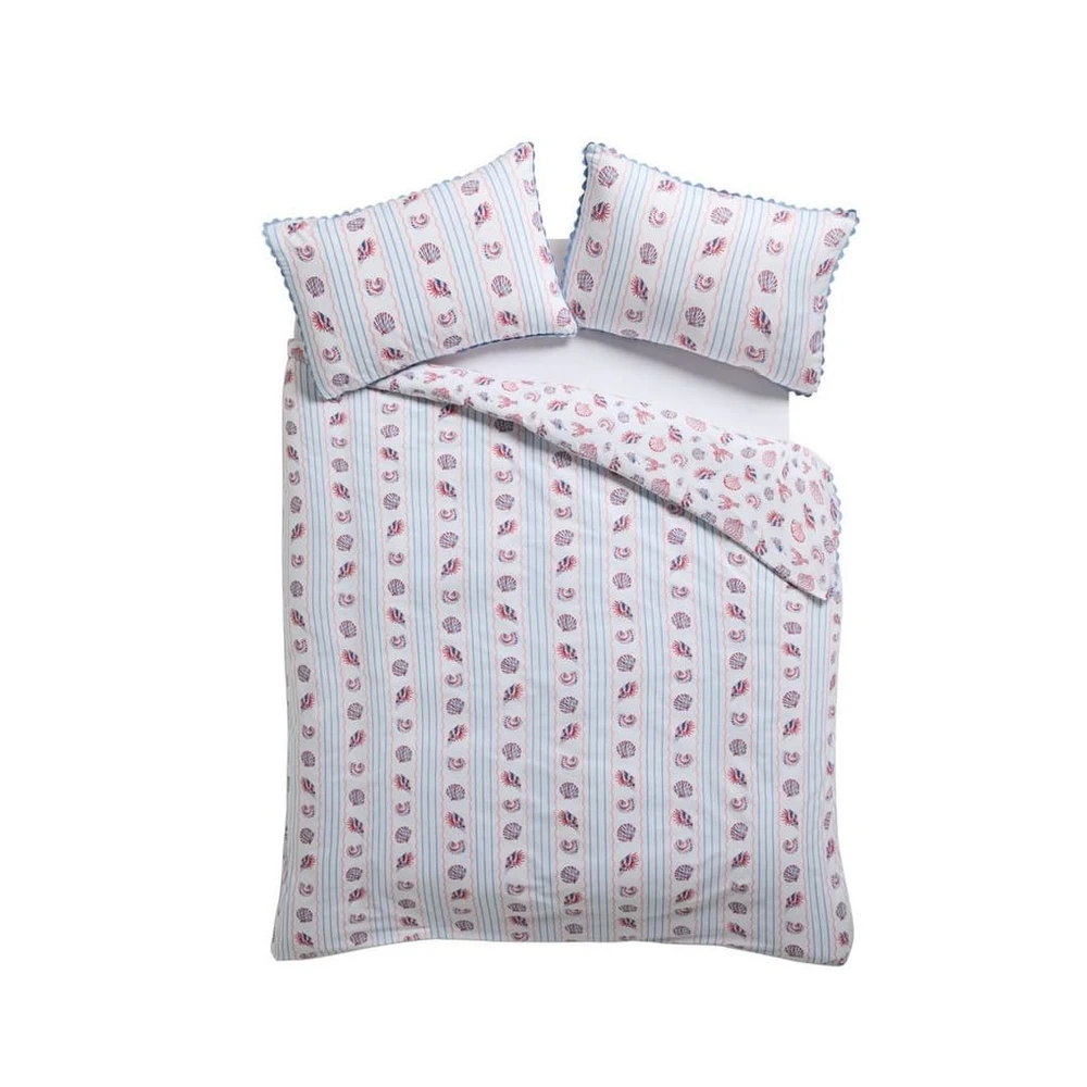 Next Bett-Set, Sommerlicher Bettbezug + Kissenbezug, Polyester/Baumwolle