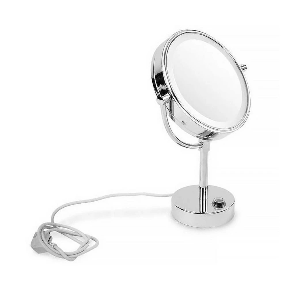Kubus LED-Lichtspiegel, 5-fache Vergrößerung, 24 LEDs, 360° drehbar