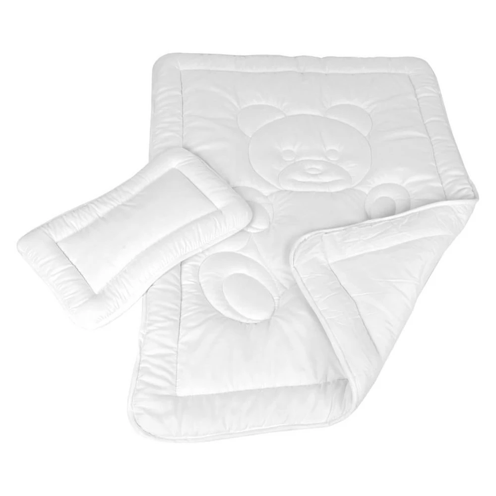Bestgoodies Bettdecke + Kopfkissen, 4 Jahreszeiten, 155x220cm, Polyester Klimafaser